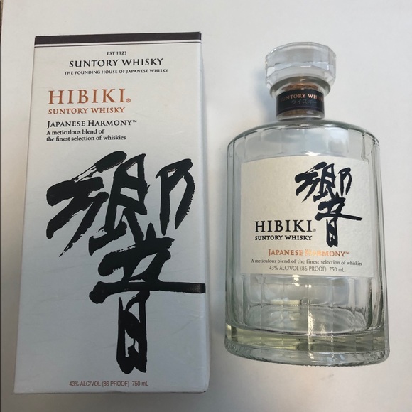 Empty HIBIKI Suntory Whisky Decanter and Box - Picture 1 of 10